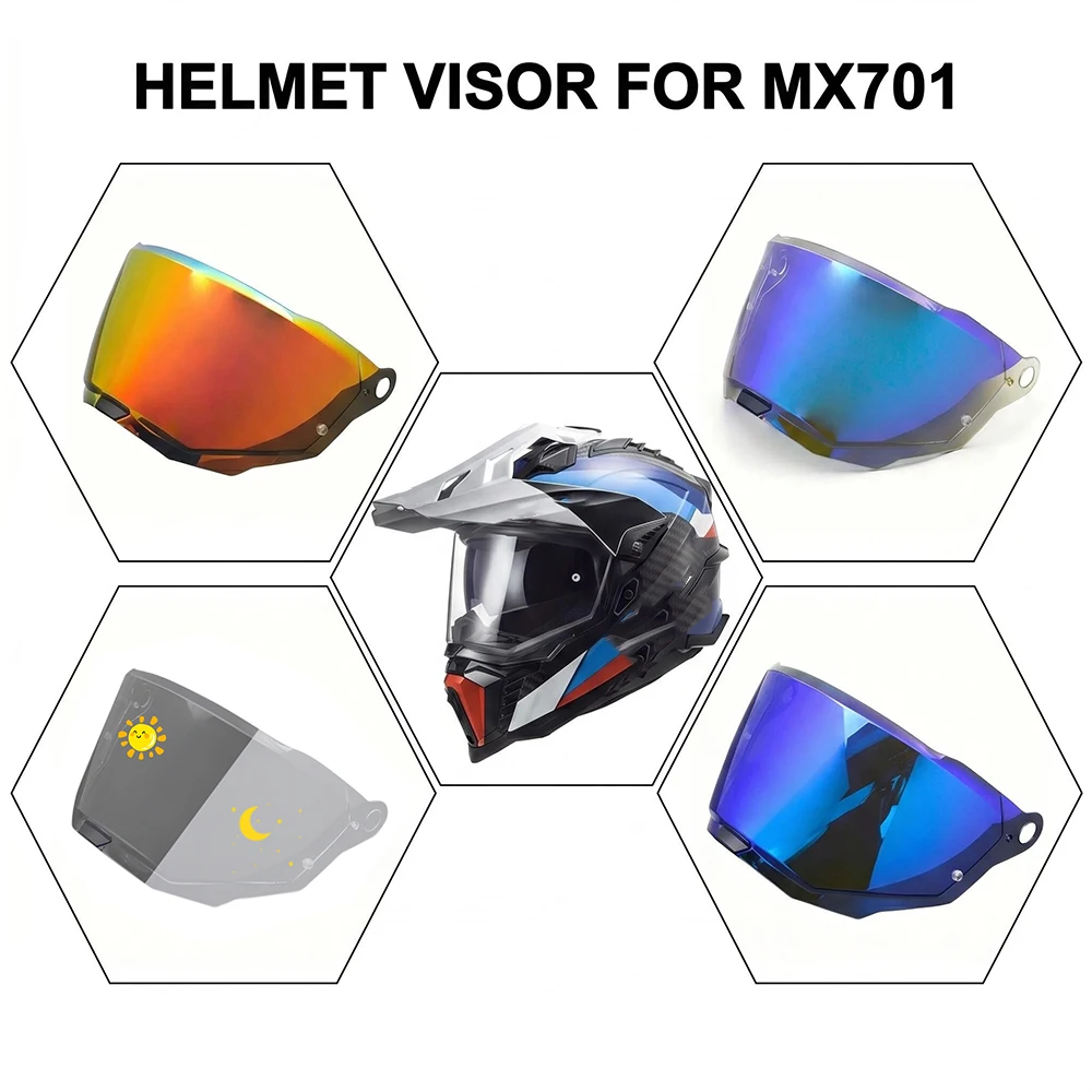 Visor For LS2 MX701 Helmet Replacement Anti-UV Lens