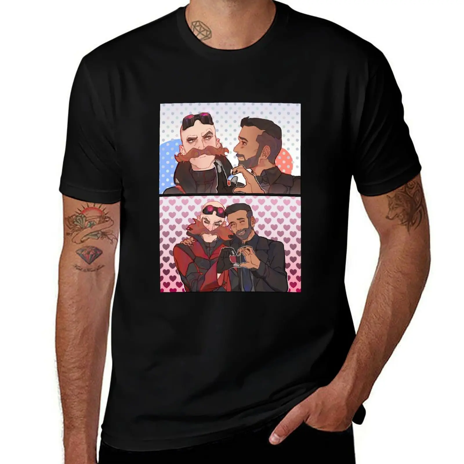 

stobotnik comics art T-Shirt summer tops quick-drying Personalized t-shirt boys animal print mens t shirts pack