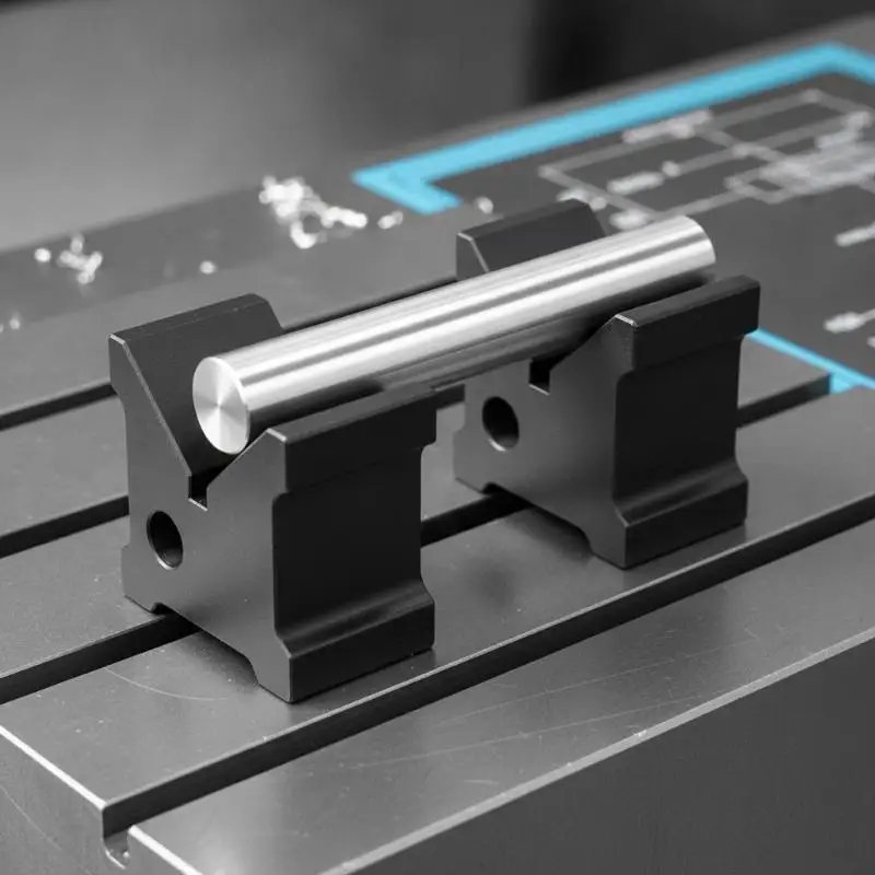2Pcs Black V-shaped Cylinder Support Block 90 ° Round Bar V-shaped Fixture Lathe Processing Positioning Brackets