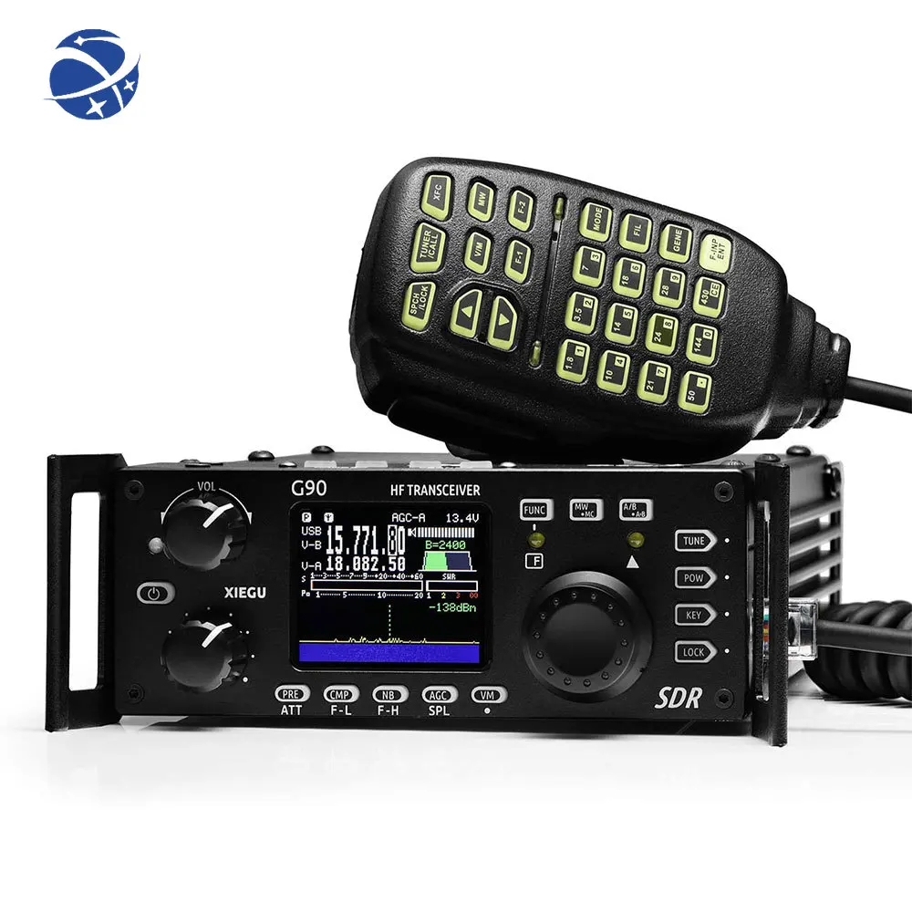 yyhc Xiegu g90 Radio Transceptor Combination 0.5-30Mhz SDR Transceiver With Xiegu G90 Cooling Fan G90 Bracket And XPA125b CE-19