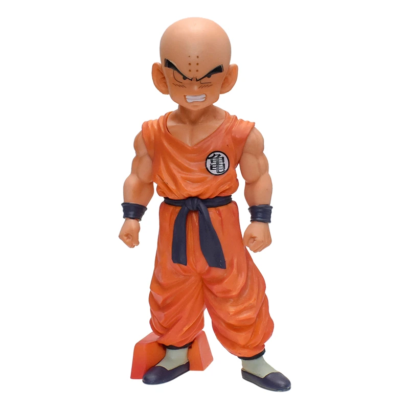 18CM Dragon Ball Z Krillin Anime Figures Super Kuririn PVC Action Figures Desktop Decoration Collection Model Dolls Gifts Kids