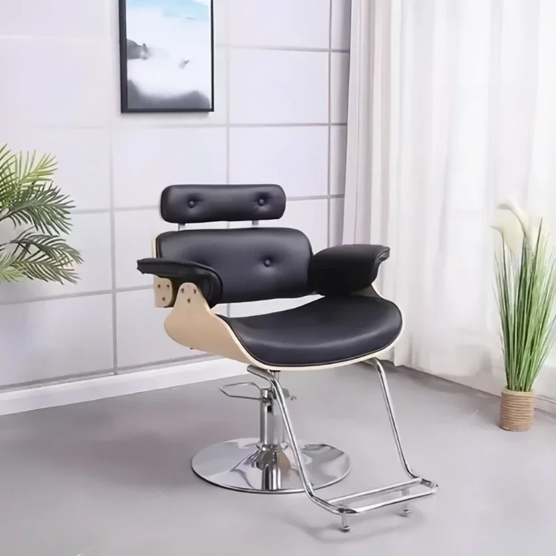 

Log Wind Hairdressing Chair Barber Chair Hair Salon Chair Hair Salon Special Lift Swivel Salon Mirror For Hair Chairs