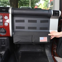 For Toyota FJ Cruiser 2007-2021 Car Trunk Side Storage Box Net Pocket Front co-pilot storage bag Interior storage accessories