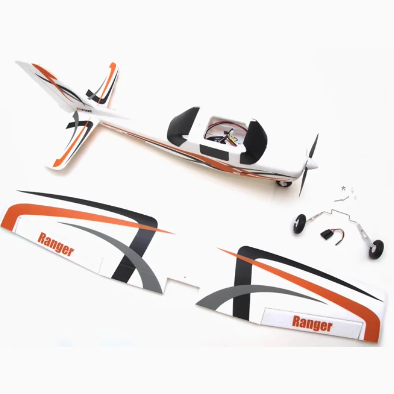 Fms Rc Trainer Avião para iniciantes Ranger 850mm Envergadura de 4 canais 850mm Comprimento do corpo 657mm Resistente a colisão Introdução para iniciantes