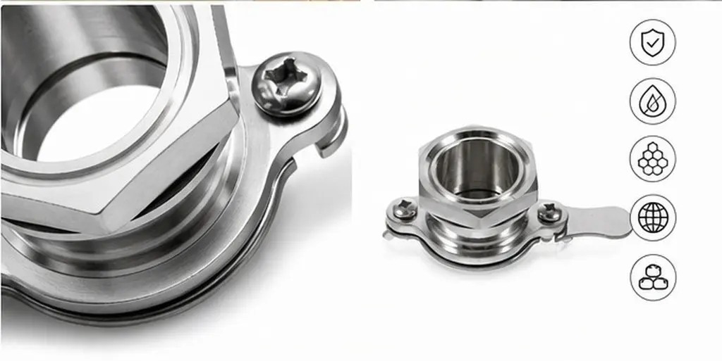 Stainless Steel Honey Gate Valve Tap for Beekeeping Extractors and Bottling Equipment