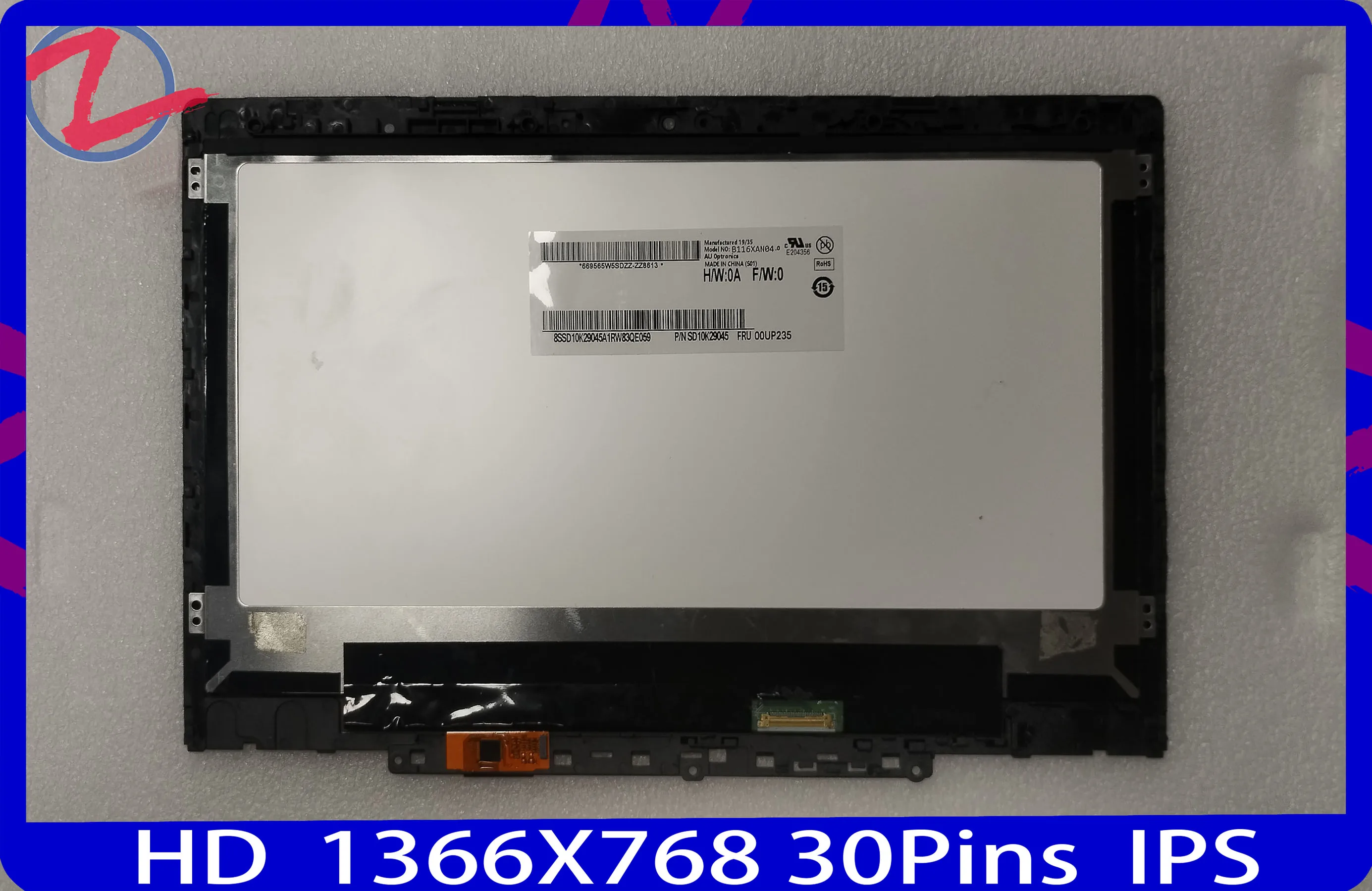 

11.6 Inch LCD Touch Display Digitizer Assembly with Frame for Lenovo Laptop Chromebook 300e 1st Generation 2nd Generation TV