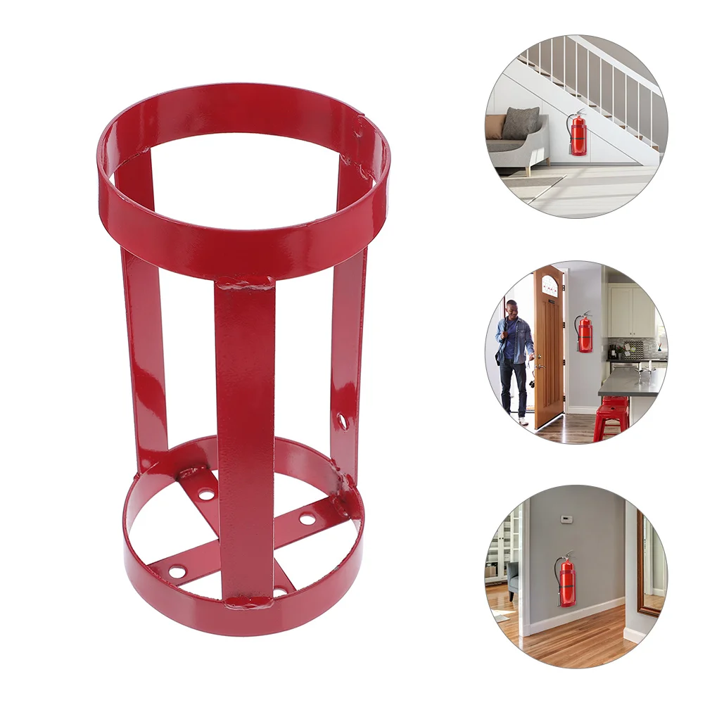 

Fire Extinguisher Rack Mounting Holder Wall Hanger Car Cylindrical Bracket Steel Brackets