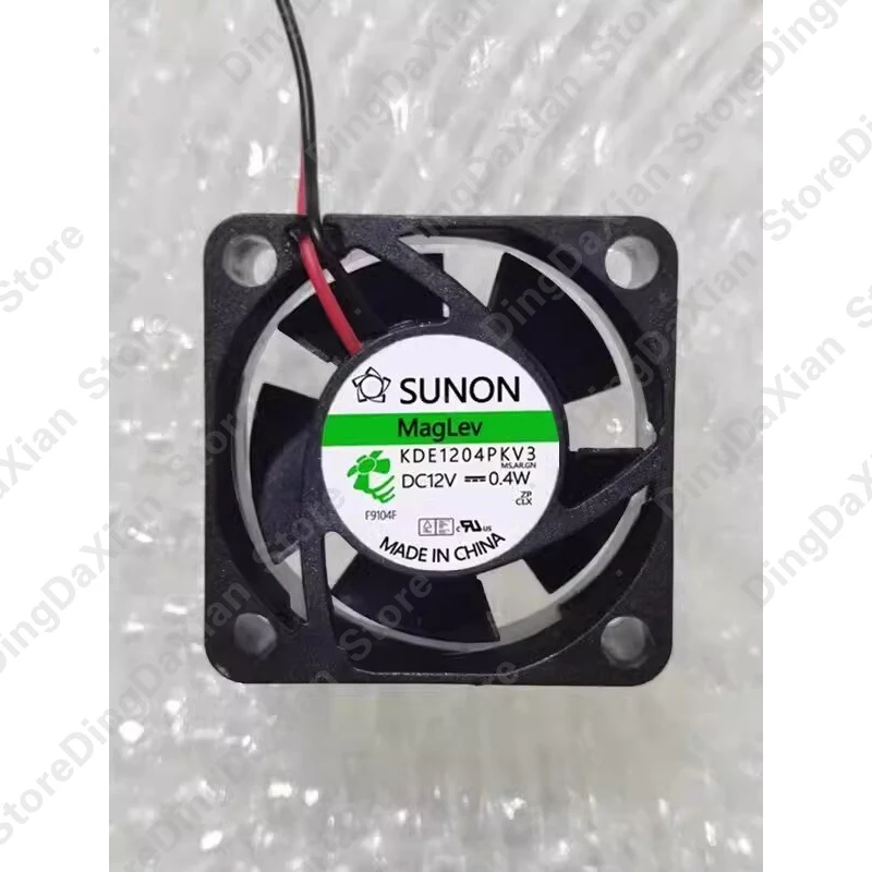 

H For SUNON KDE1204PKV3 4020 DC12V 0.4W 4CM 2-Wire Silent Cooling Fan1pcs