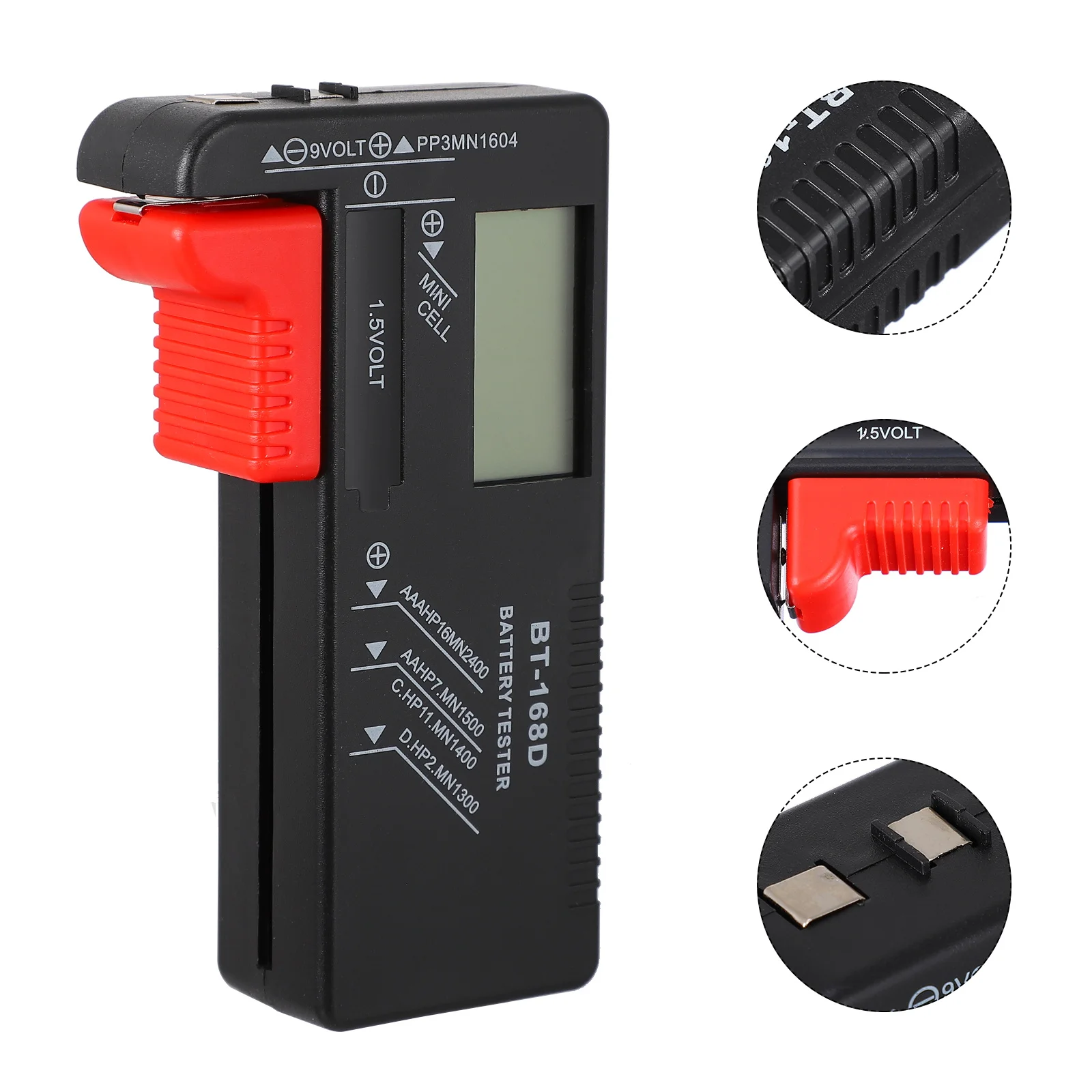 

Digital Tester for AA AAA 9V Button Volt Checker Rechargeable Capacity Test Home Use