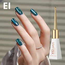 XEIJAYI Cat Eye Gel Polish Green Glitter Magnetic Gel Semi-permanent Enamels Hybrid Nail Varnish Manicure Products Free Shipping