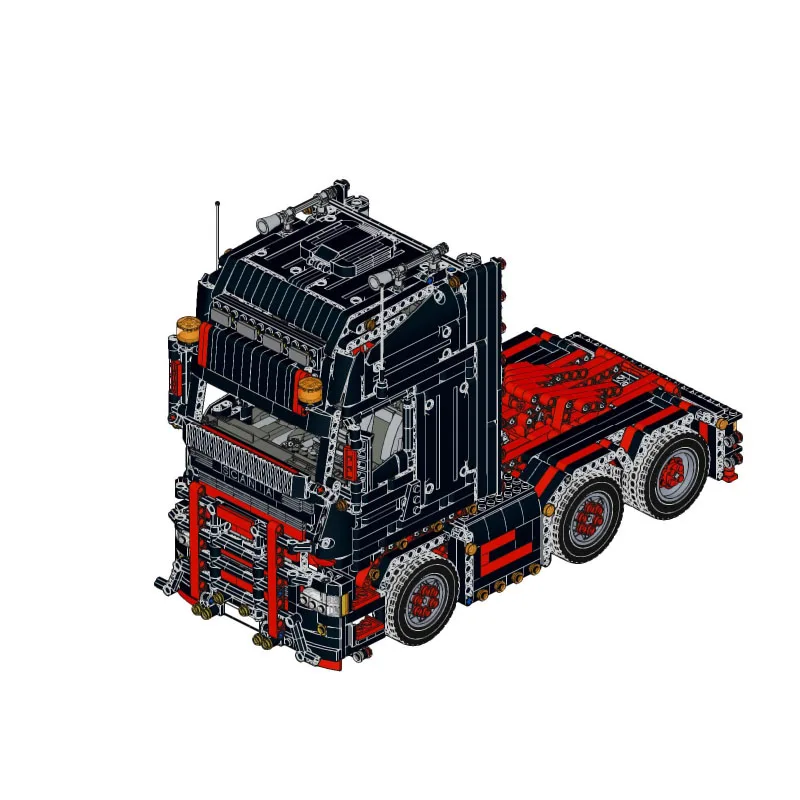 

MOC-69688+M0C-62038 City Cargo Transport Truck Assembly Building Blocks ModelMOC Creative Boys Kids Birthday Building Blocks Toy