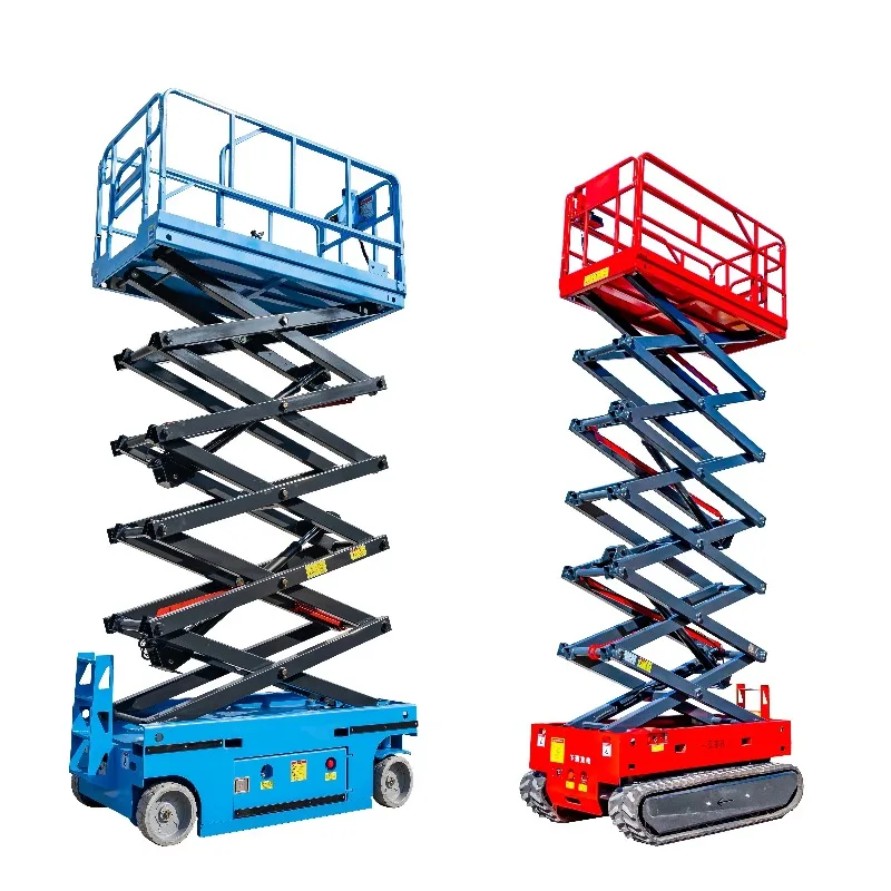 CE Approval Custom Products Customizable Aerial Work Platform Fully Hydraulic Wheel Crawler Self-Propelled Electric Scissor Lift