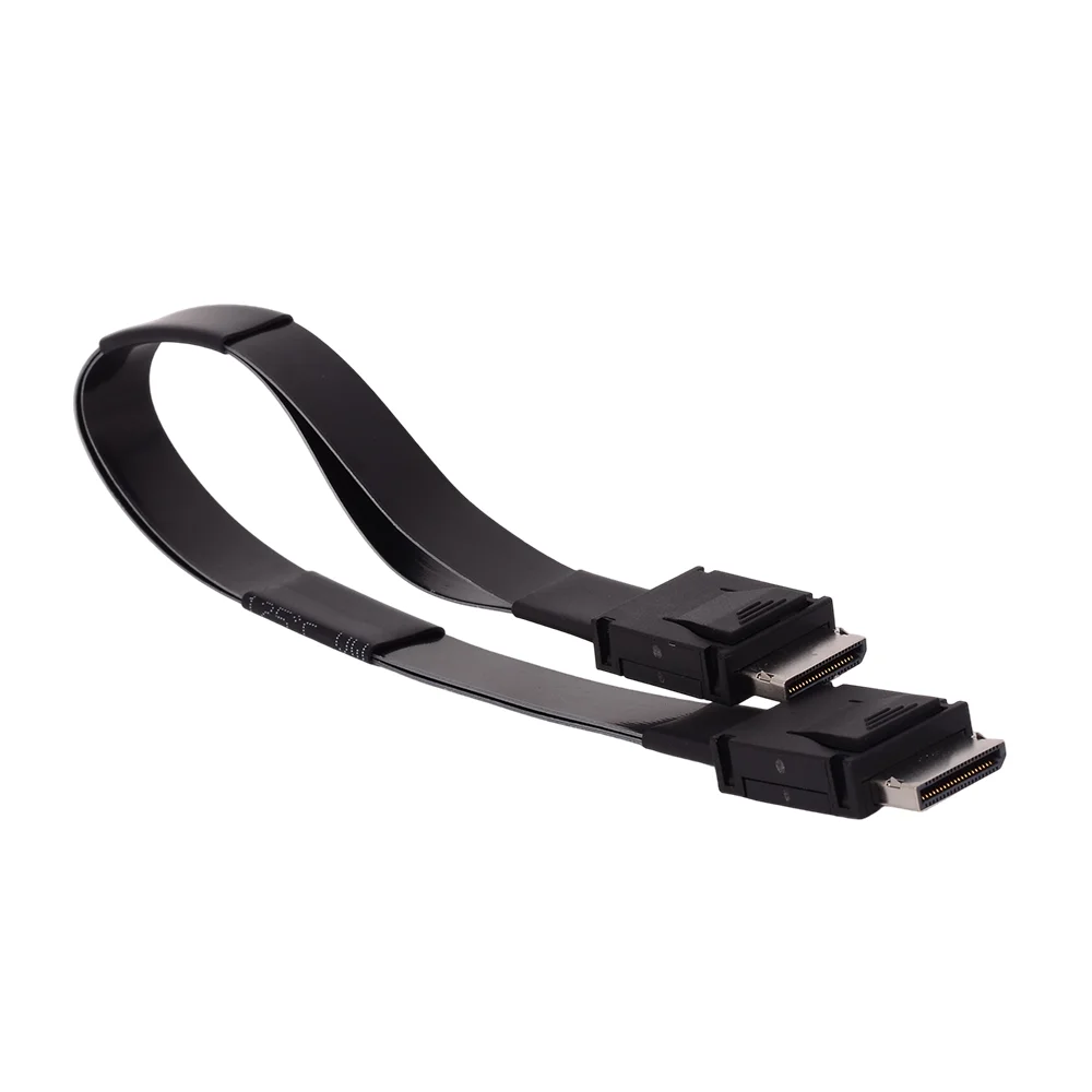 PCIe 4.0 x4 OCuLink Cable SFF-8611 Male to Male 16GT/s Gen4 SAS 4.0 24Gbps for eGPU Dock Gaming Laptop Mini PC Expansion Server