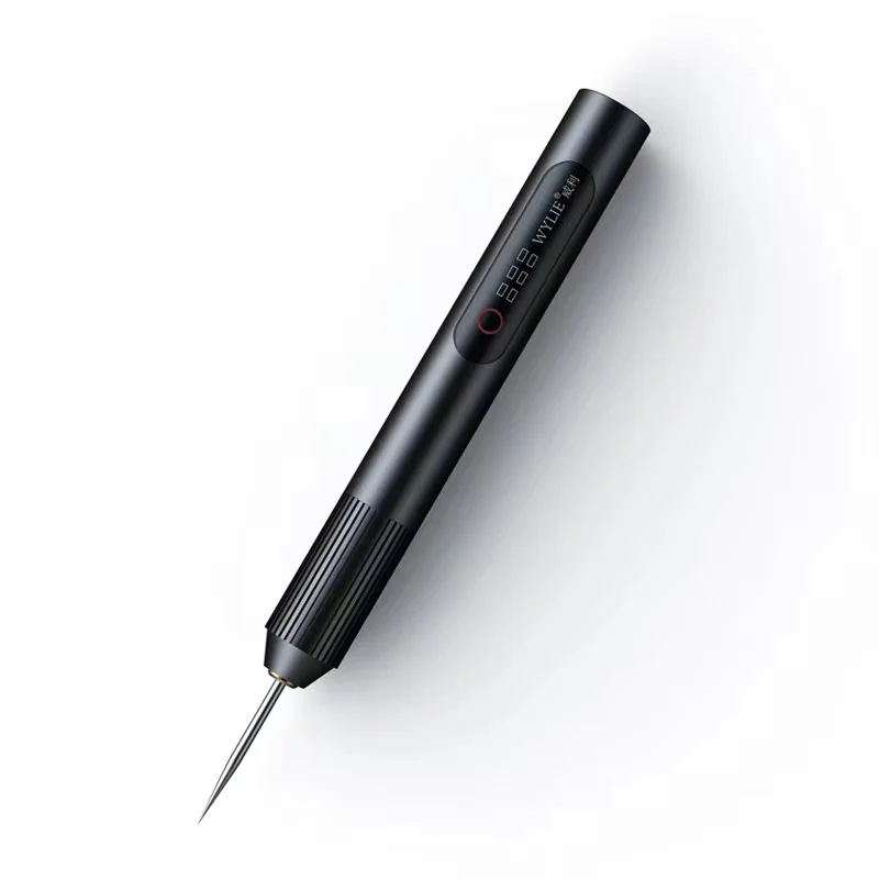 WYLIE Smart Electric Sanding Grinding pen for Mobile Chips Polishing/ 9 pieces Polish tips/USB/Type-C Charger/Polishing/Cutting