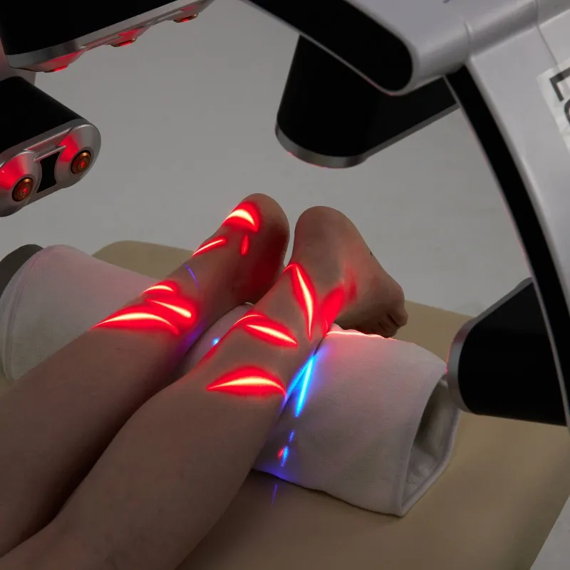 الثنائيات الطبية للعلاج بالليزر منخفضة المستوى 635nm 405nm LLLT معدات لإصلاح إصابات التصميم الضوئي