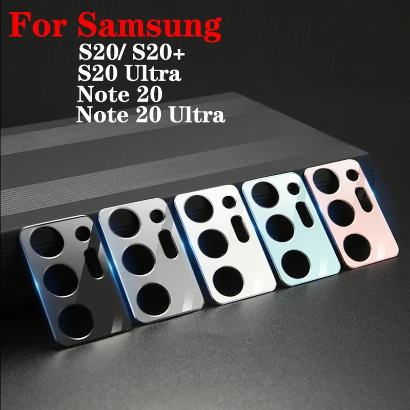 Glass Camera Lens Protector for Samsung Galaxy Note 20 S20 Plus Ultra Tempered Glass Film Metal Camera Lens Screen Protection