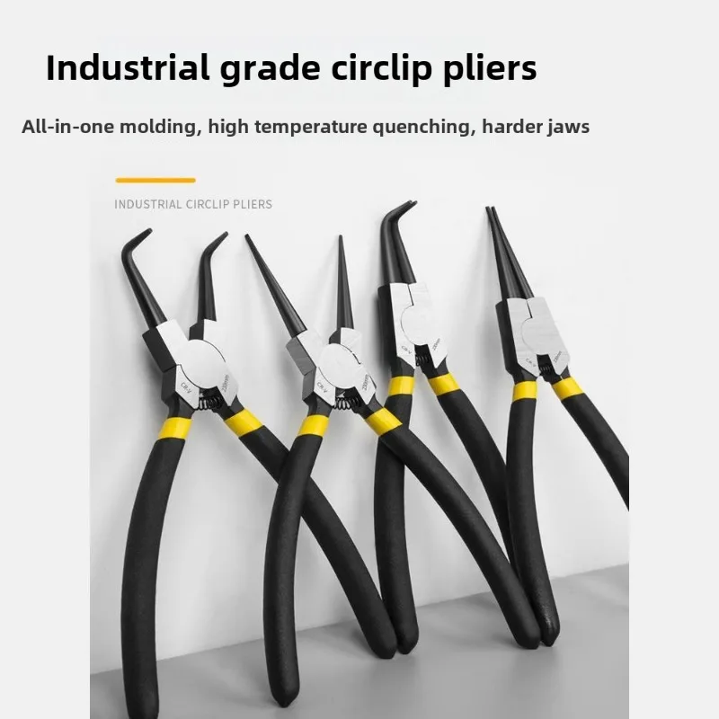 BIESUO7-In Circlip Pliers Needle nose Pliers Retaining Ring for Removing Installing Puller Locking Rings Shafts Hand Tool