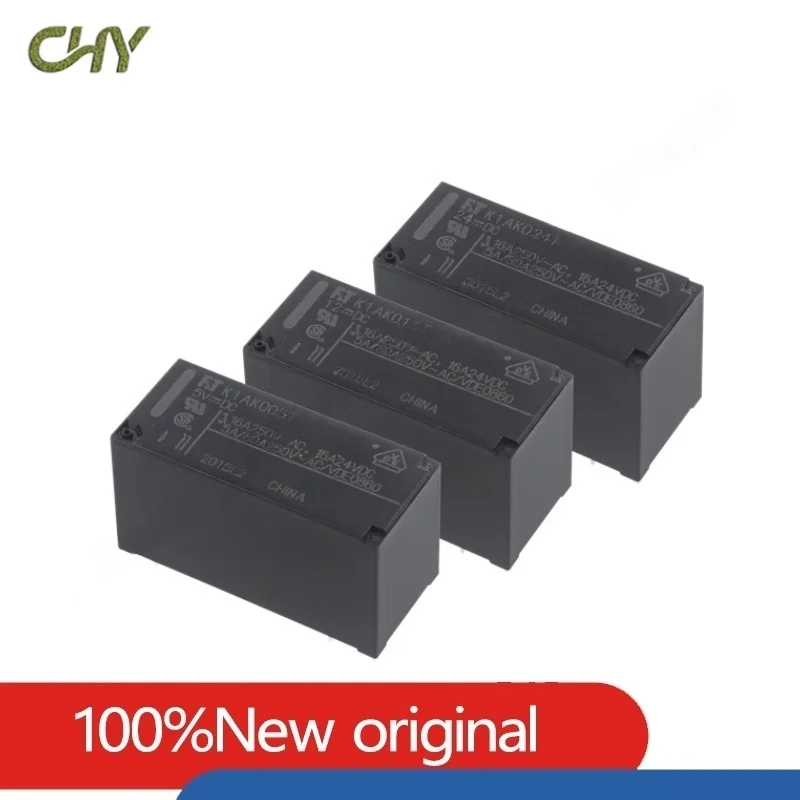 Original New Relay FTR-K1AK005T K1AK012T K1AK024T 5V 12V 24V DC K1CK005W K1CK012W K1CK024W 16A 6PIN/8PIN Rele