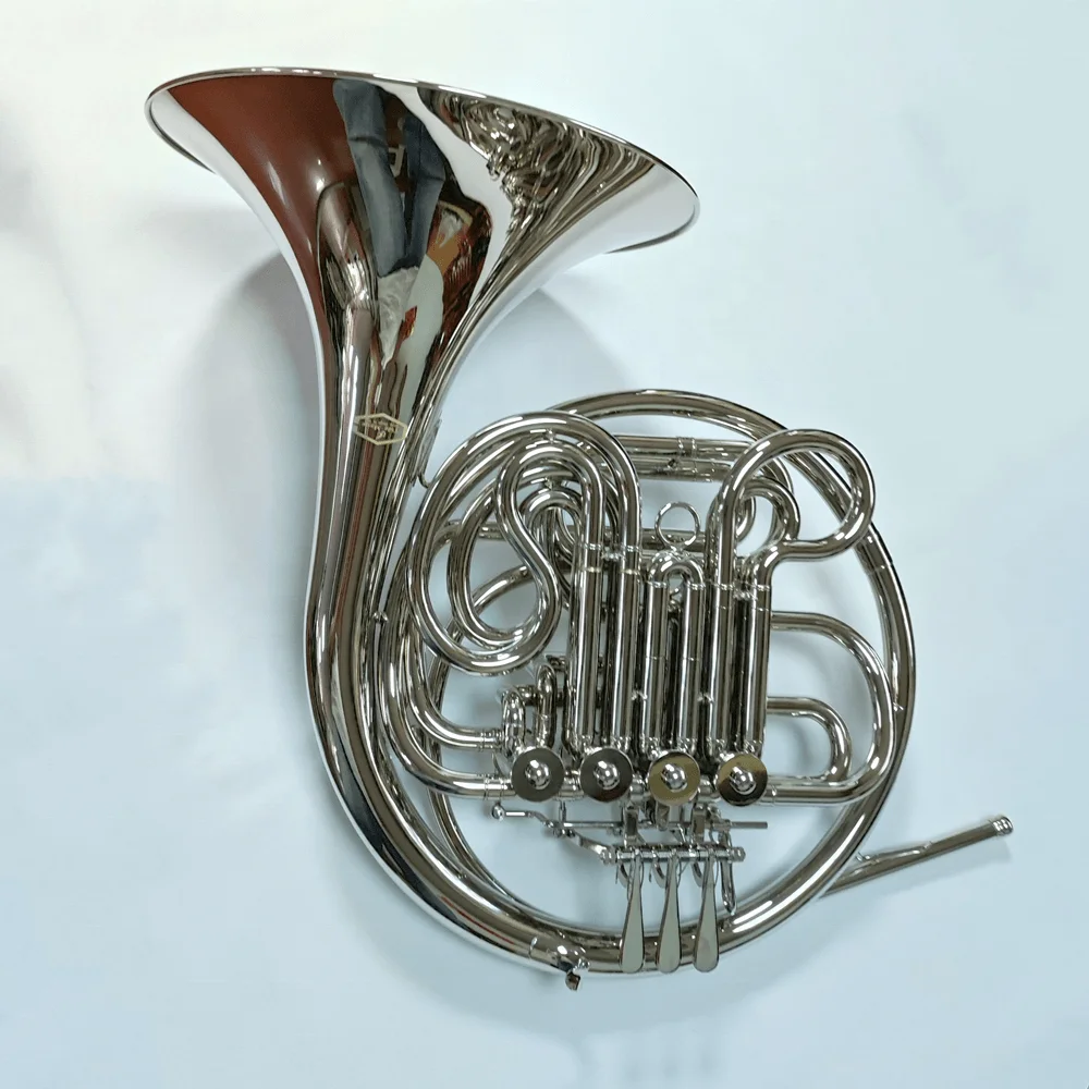 

Hooqu Nickel Plated 4-key Double French Horn