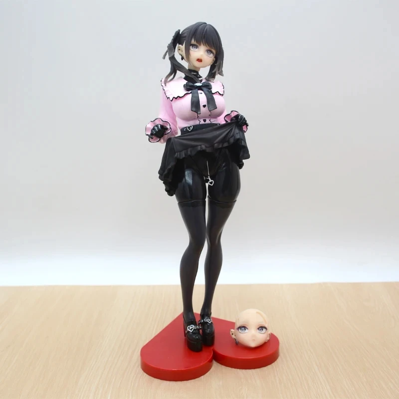 Kurokawa Moe Uniform Style Standing Figure Desktop Decoration Creative Gaming PC Case Ornament Anime Themed Collectible Toy