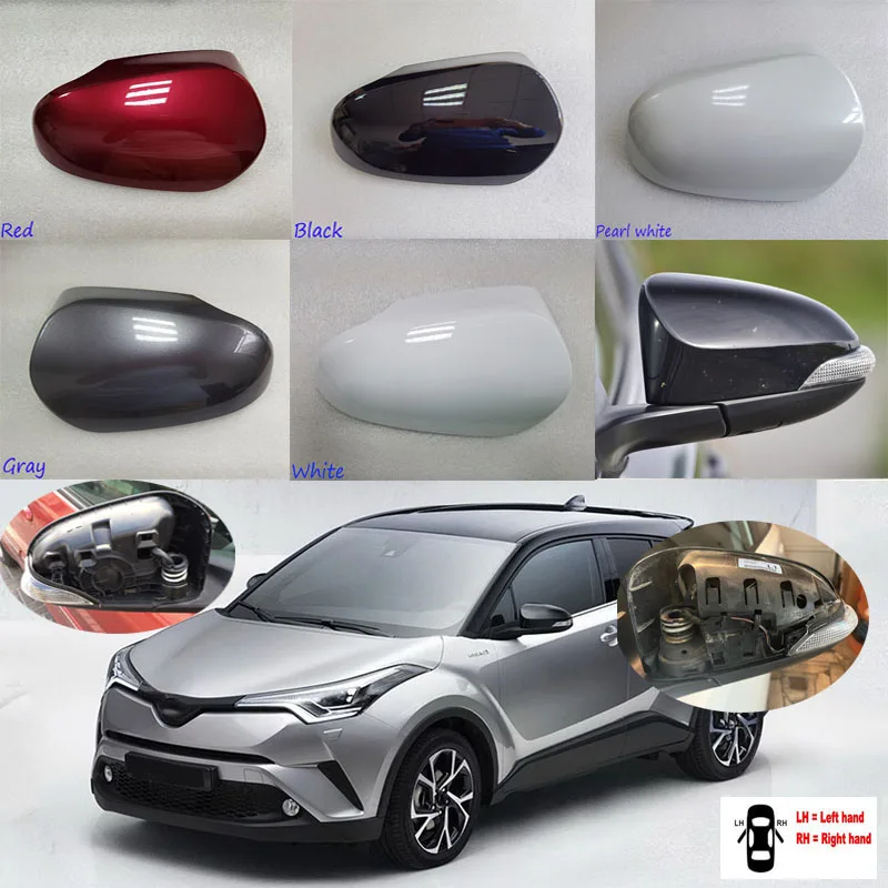 Oryginalne akcesoria samochodowe do Toyoty CHR 2016 ~ 2021 Osłona lusterka wstecznego Obudowa lusterka wstecznego Obudowa lusterka