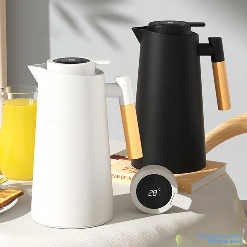 

Умная термобутылка с большой емкостью и стеклянной внутренней колбой, для домашнего использования, кофейник, термос класса люкс