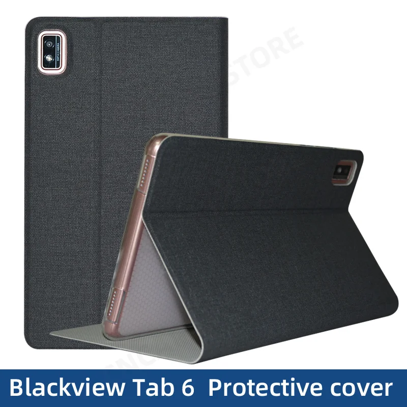 Blackview Tab 6 için yumuşak TPU arka kabuk ile Flip kitap kapağı durumda 8 \