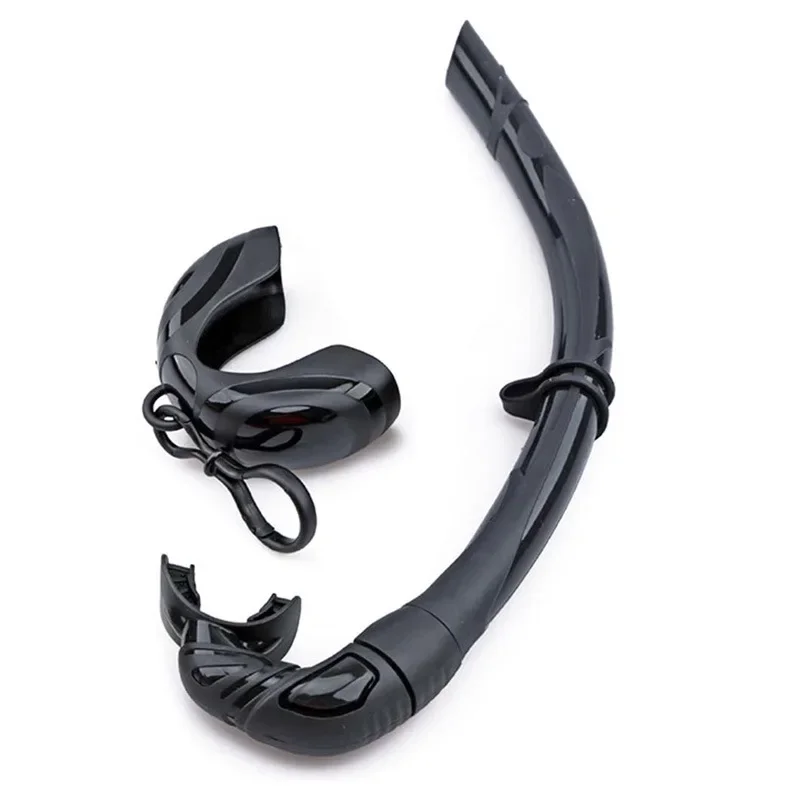 

Free diving snorkel liquid silicone foldable wet tube fishing and hunting diving