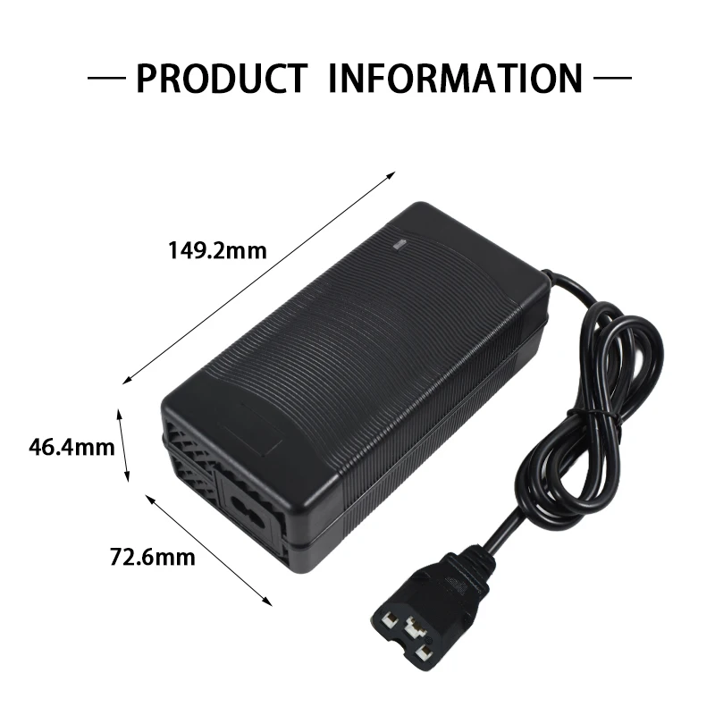 71,4 V 3 A Batterieladegerät 17S 60 V 62,9 V Lithium Li-Ion RV Gabelstapler Energiespeicher Ladegerät IEC/XT60/XT90 Hochwertiger Stecker