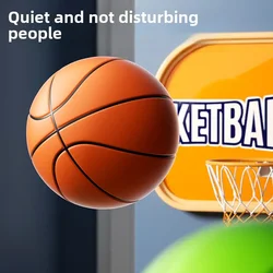 Silent Basketball 24 cm Indoor Dribble Quietly Foam Basketball Soft Ball Mute Bouncing Ball Airless Basket Ball Sports Toy