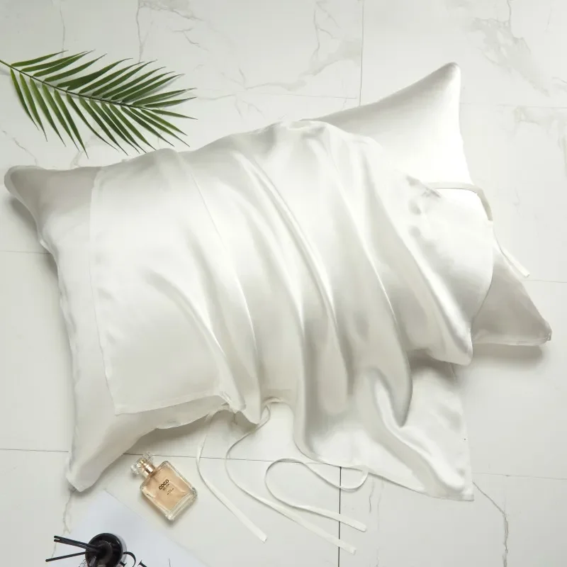 100% Pure Mulberry Silk Pillowcase,22 Momme 6A Grade Silk With OEKO-TEX,50x70cm Silk Pillow Case,Front In Silk & Back In Tencel