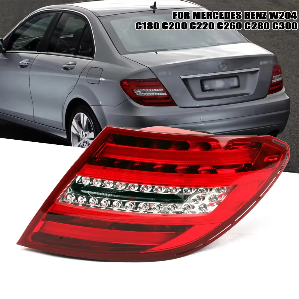 

Left/Right Side Tail Lamp FOR Mercedes Benz W204 C180 C200 C220 C260 C280 C300 2011 2012-2014 Rear Tail Light Brake Lamp with