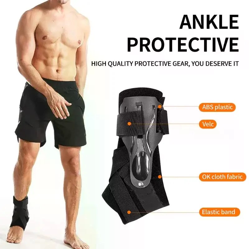 /Kuz/Ankle Wrap With A Fixed Brace That The Ankle And Stabilizes The Ankle Joint Ankle Splint Stabilizer Recovery An