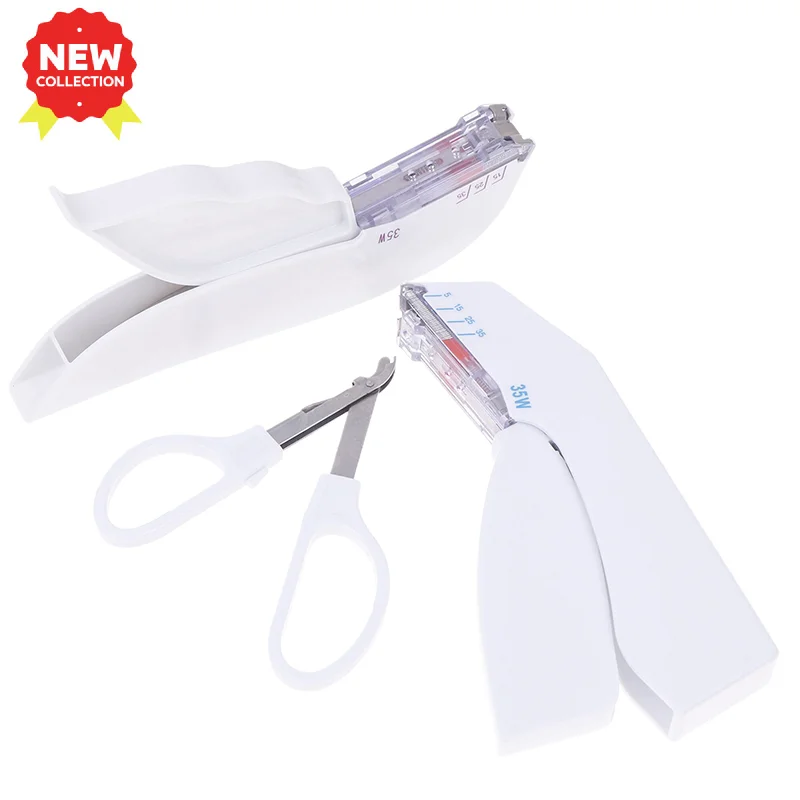 مهنة الجراحة الطبية الخاصة الفولاذ المقاوم للصدأ آلة خياطة الجلد المتاح 35 واط جراحة الجلد دباسة خياطة دباسة #1