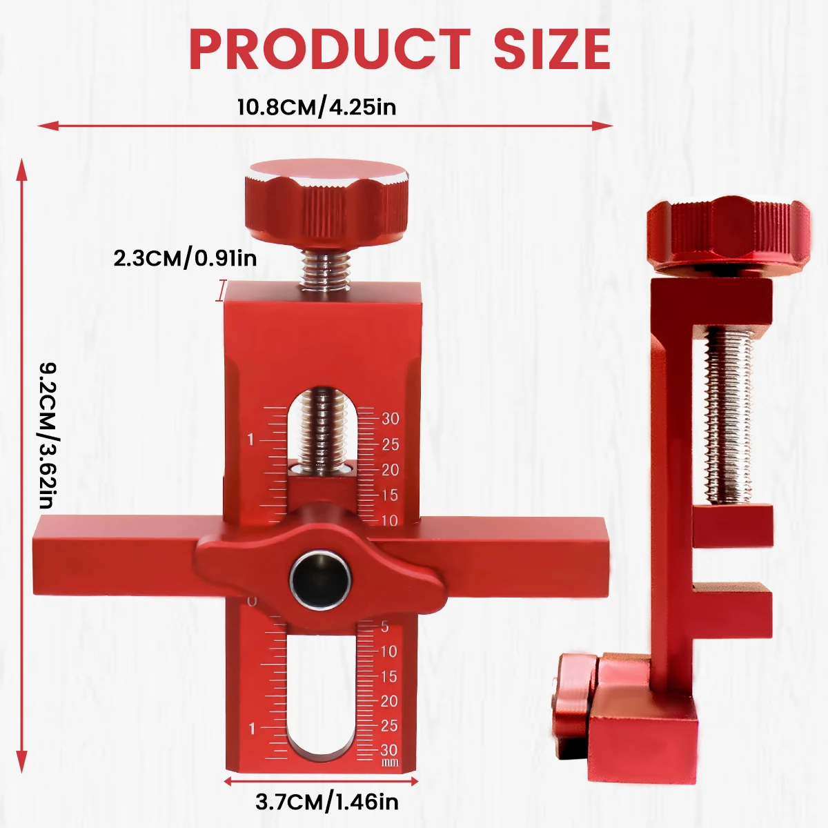 Полностью алюминиевый многофункциональный позиционирующий приспособление для монтажа дверей шкафа, монтажный приспособление с прецизионными градуировками для большинства шкафов