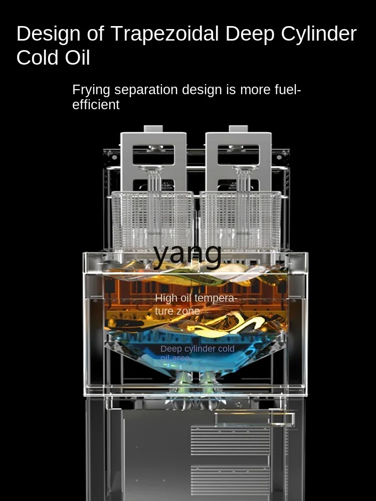 LH  Vertical Lifting Deep Frying Pan Commercial Electric Fryer Automatic Temperature Control