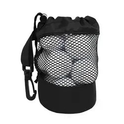 Golf Ball Bags Drawstring Golf Ball Pouch Container Portable Organizer Carrier Storage for Golf Tees Fitness Laundry Sport