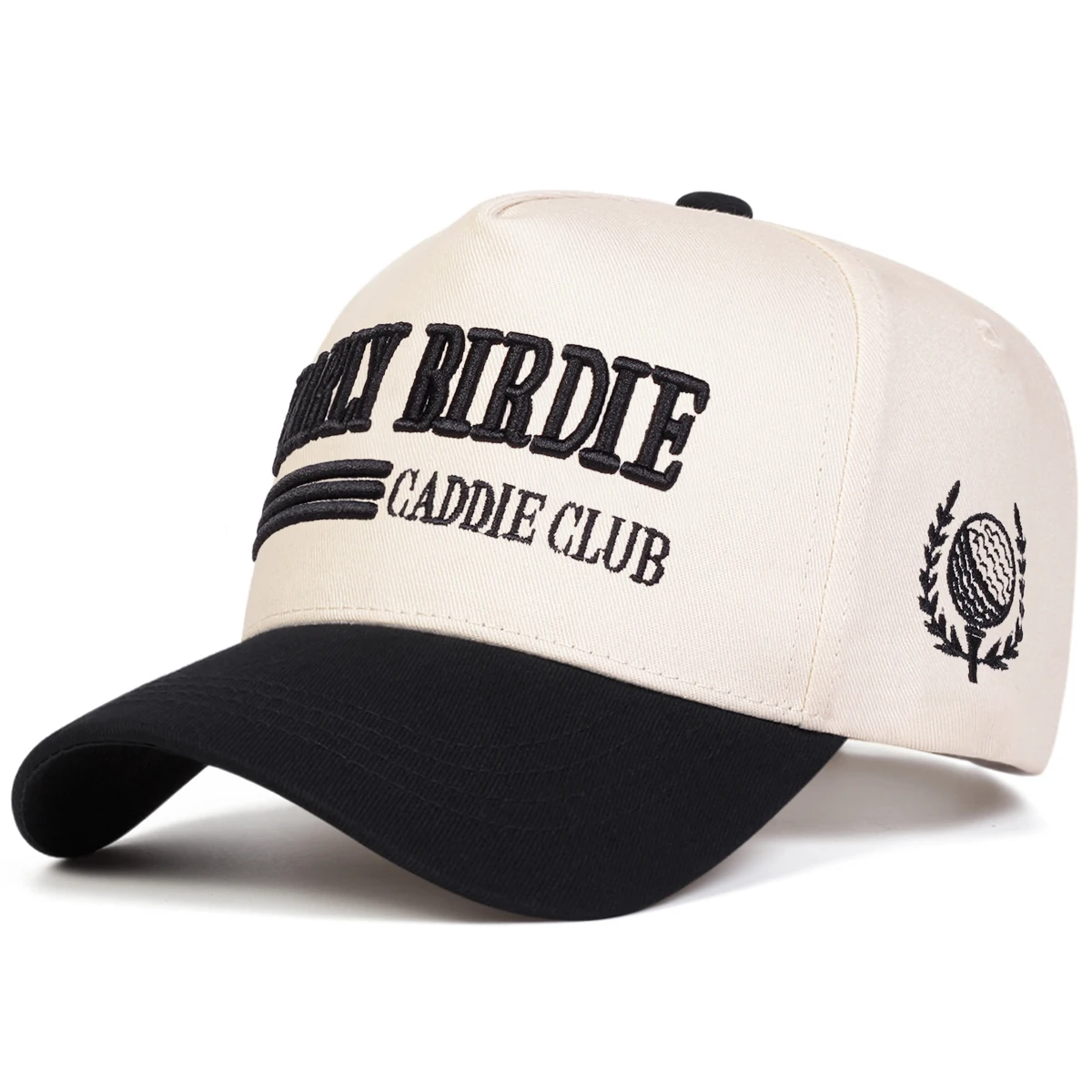 Unisex EARLY BIRDIE CADDIE CLUB Baseballkappen mit Stickerei, Frühling und Herbst, für den Außenbereich, verstellbare Freizeithüte, Sonnenschutzhut, Sportkappe – Detail 2