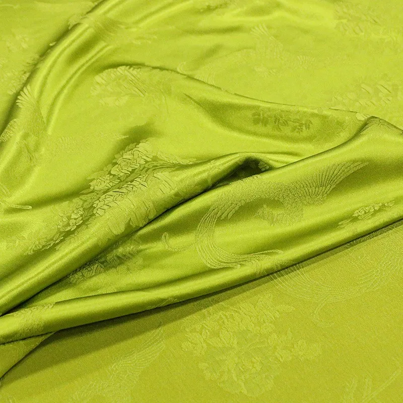 Wenguanle crepe elastic silk jacquard fabric new Chinese-style cheongsam and Hanfu