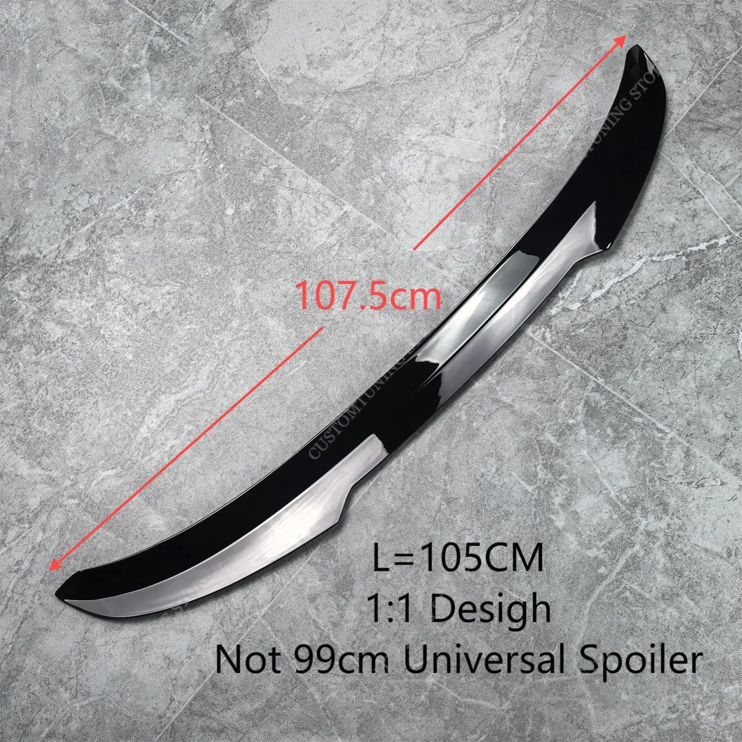 Auto Dakspoiler ABS Vleugel Hatchback Universele Vervanging voor Seat Maxton MK1 Mk2 Mk3 MK4 MK5 MK6 MK7 2000-2021 Universele Dakspoiler 990 X 95mm