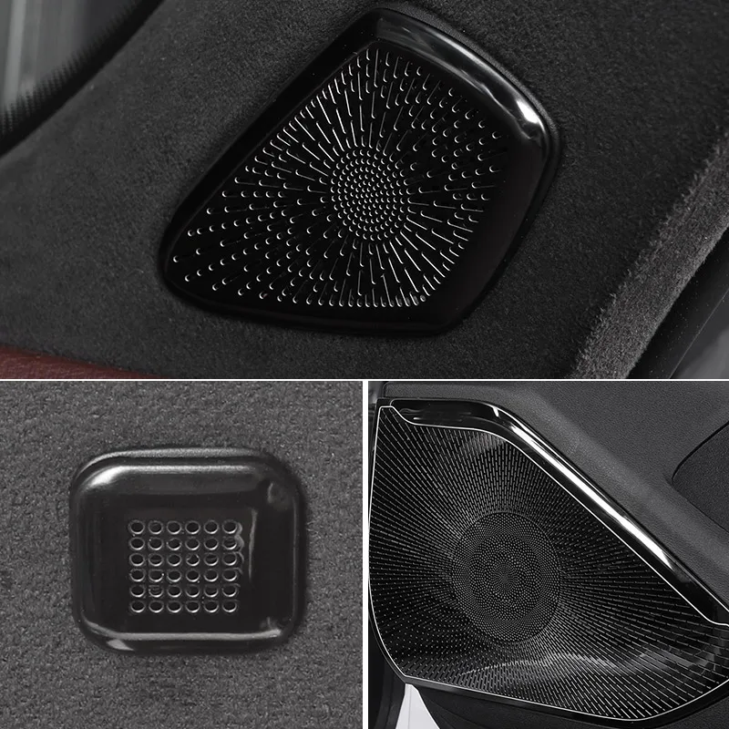 Vtear Car Inner Speaker Cover Trim Decoration Parts Door Loudspeaker Accessories Products For Geely Monjaro Kx11 Manjaro 2024