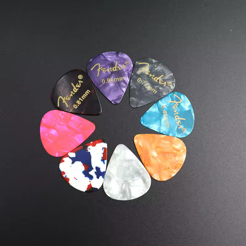 20&50&100 Pcs Acoustic Electric Guitar Picks Plectrum Celluloid Guitar Picks Accessories with Box Thickness 0.46mm-0.96mm - Image 4