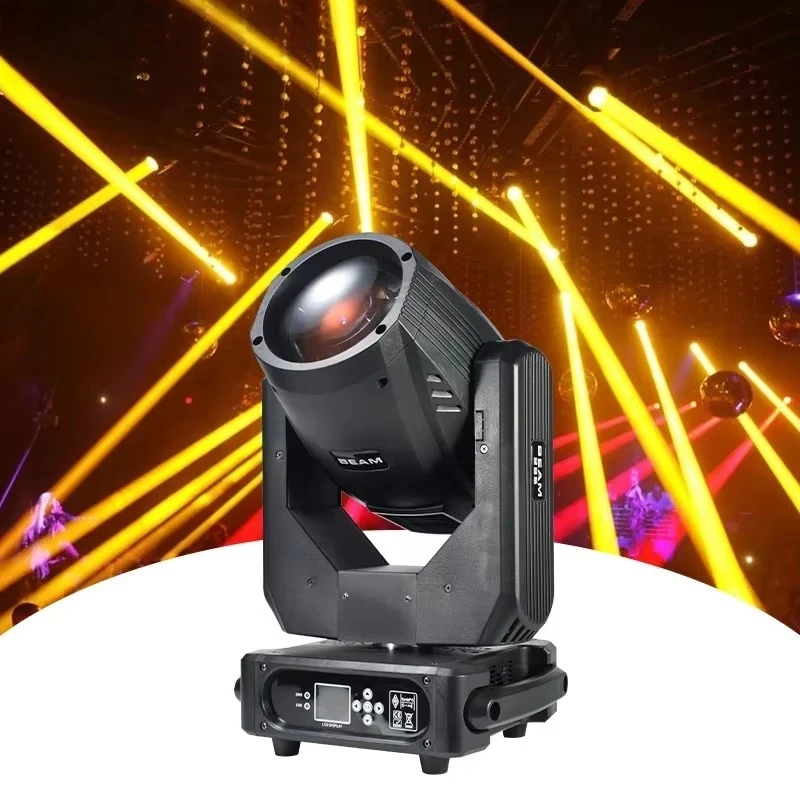 

GEVV Double Prism Sharpy 295W 9r Beam 295 Lamp Moving Head Light for Stage Wedding Bar Disco