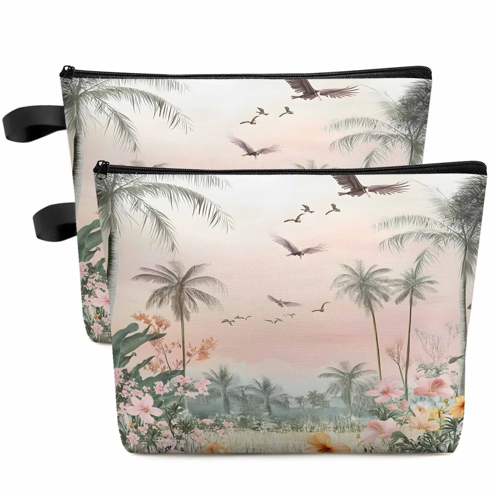 

Retro Outdoors Landscape Large Capacity Travel Cosmetic Bag Portable Makeup Storage Pouch Women Waterproof Pencil Case