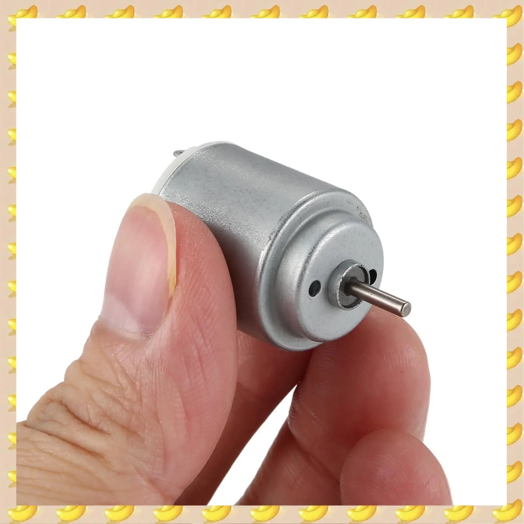 A45U 4X 6-12V 3000 RPM Cylindrical DC Shaft Motor For Smart Cars