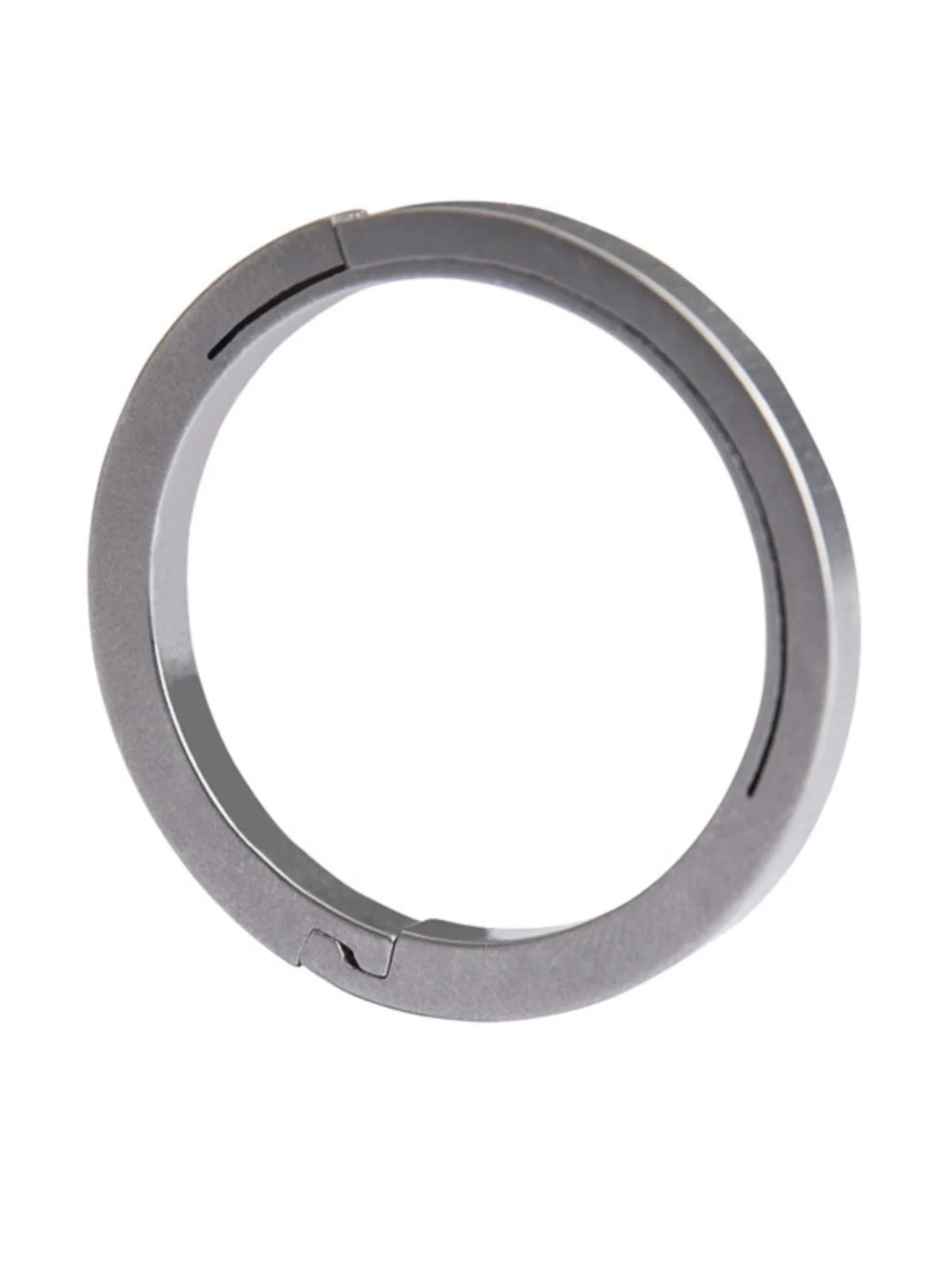 Pure titanium alloy key portable titanium simple titanium connecting accessories hanging ring