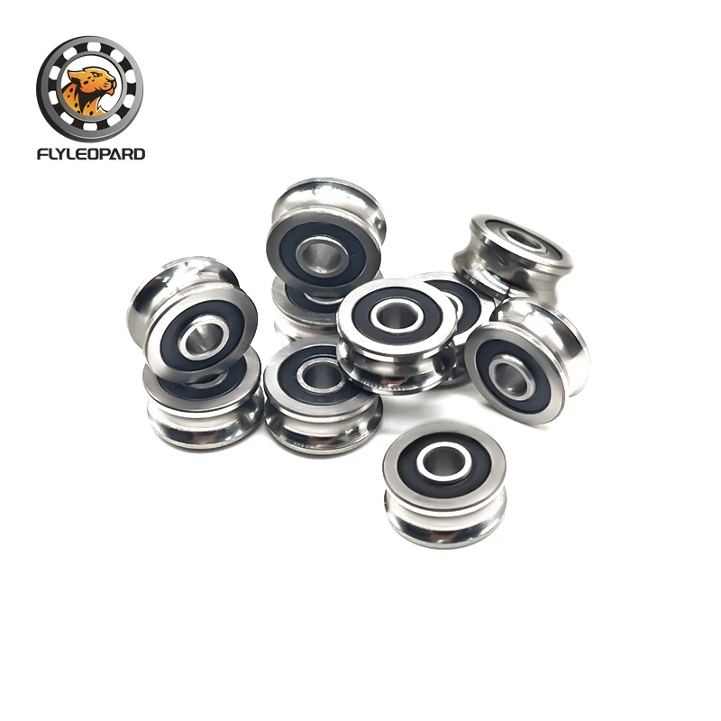 1PC Precision U-Groove Guide Roller SG10/15/20/25/35/66 Track Wheel Pulley for CNC/Laser/Embroidery Automation