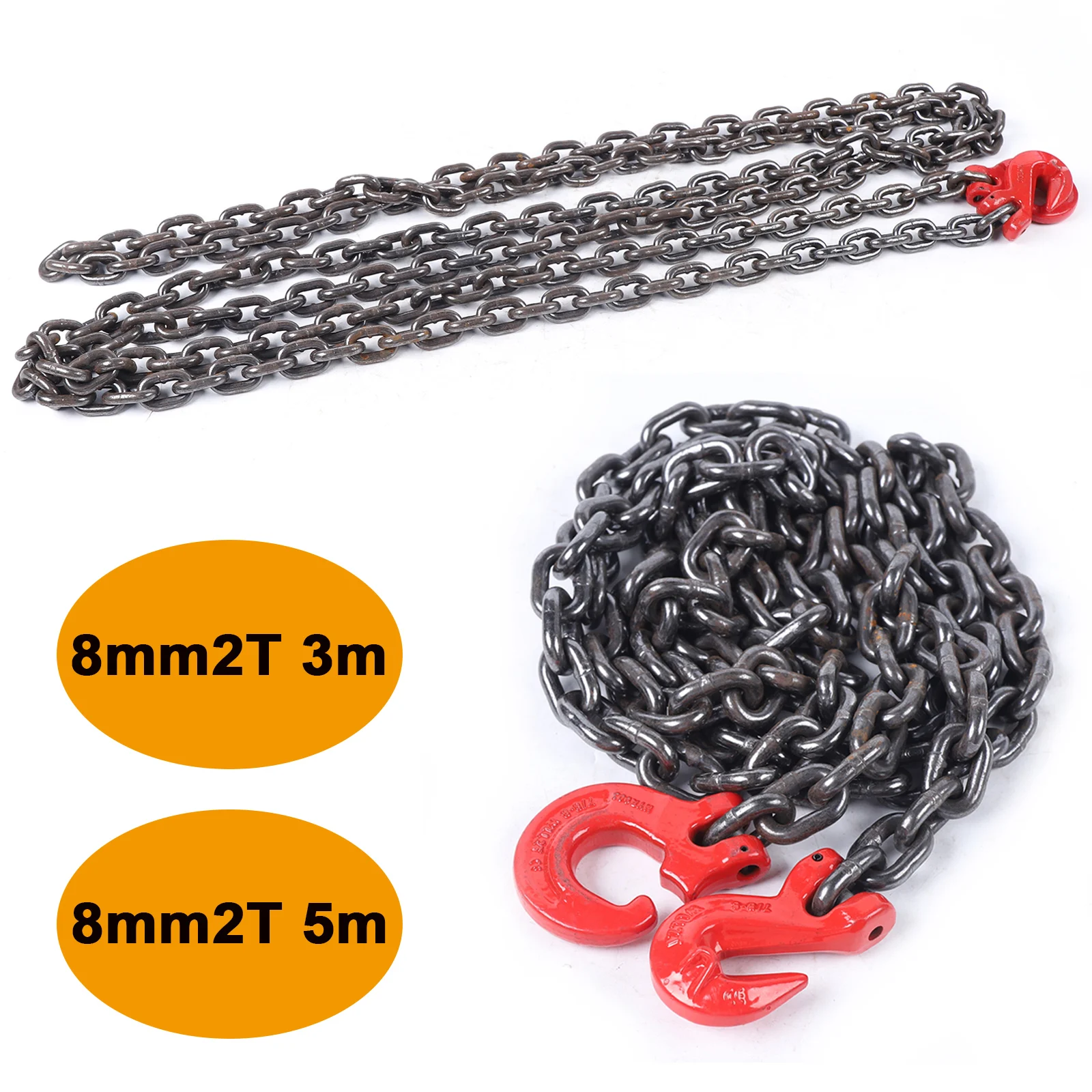 1-Strand Chain Hanger Sling Lifting Tool 2T Alloy Steel Single Chain Hoist Tool