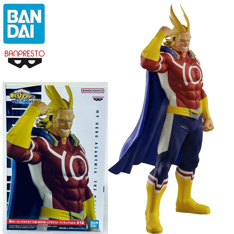 BANPRESTO My Hero Academia THE MOVIE YOU'RE NEXT ALL Might PVC 애니메이션 액션 피규어 모델 컬렉션 장난감, 정품 