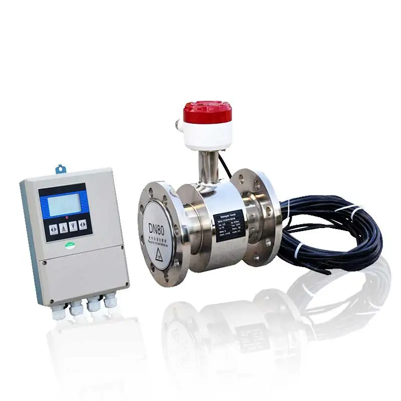 

316L Sanitary Clamped Milk Beer Water Flow Meter Types Mag Meter Electromagnetic Flowmeter